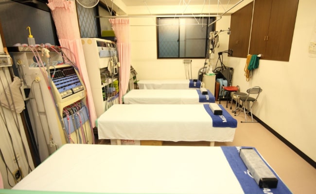 松戸市の整骨院の施術室